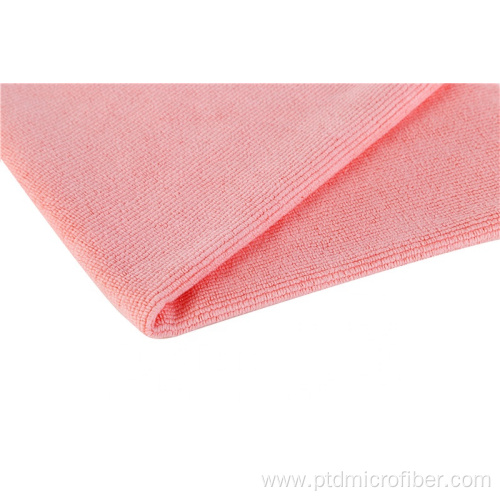 Premium ultrasonic cut microfiber cleaning cloth